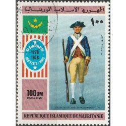 Mauritania stamps (1976) for sale. American Revolution (military uniforms)