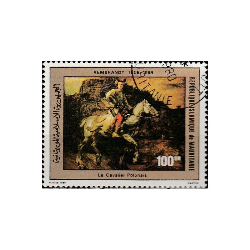 Mauritanijos pašto ženklai (1980). Rembranto paveikslas