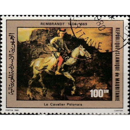 Mauritanijos pašto ženklai (1980). Rembranto paveikslas