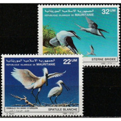 Mauritanijos pašto ženklai (1986). Paukščiai