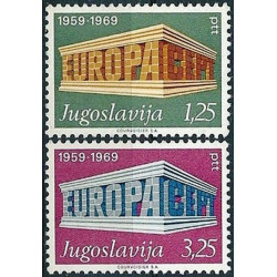 Jugoslavijos pašto ženklai (1969) - Fantastiškos Europa ženklų kainos‎