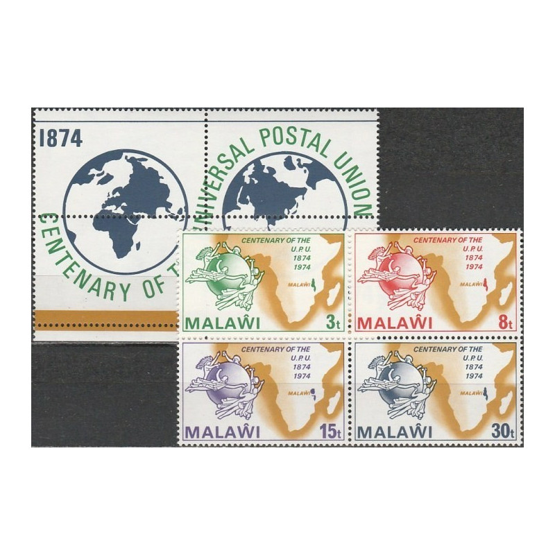 Malavio pašto ženklai (1974). Pasaulinė pašto sąjunga