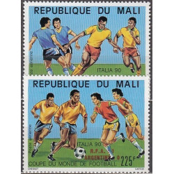 Malio pašto ženklai (1990). FIFA Pasaulio taurė Italijoje (perspaudai)