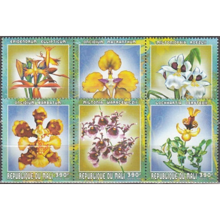 Mali stamps (1999) for sale. Orchids