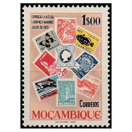 Mozambique stamps (1953) for sale. Stamps on stamps