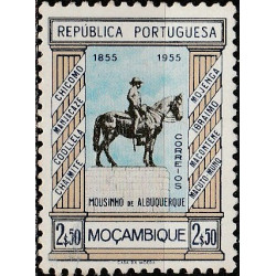Mozambiko pašto ženklai (1955). Monumentas nacionaliniam herojui