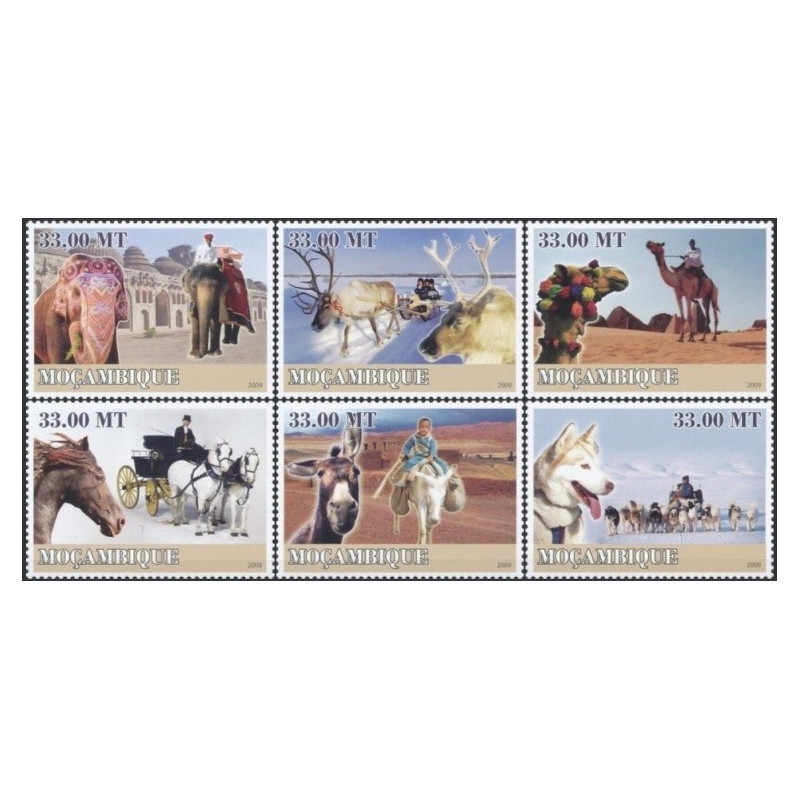 Mozambique 2009. History of Transport I (Animal transport)