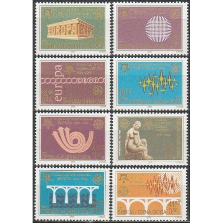 Jugoslavija (Serbija ir Juodkalnija) 2005. Europa serijai 50 metų