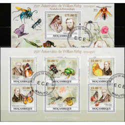 Mozambique stamps (2009) for sale. William Kirby (entomologist)