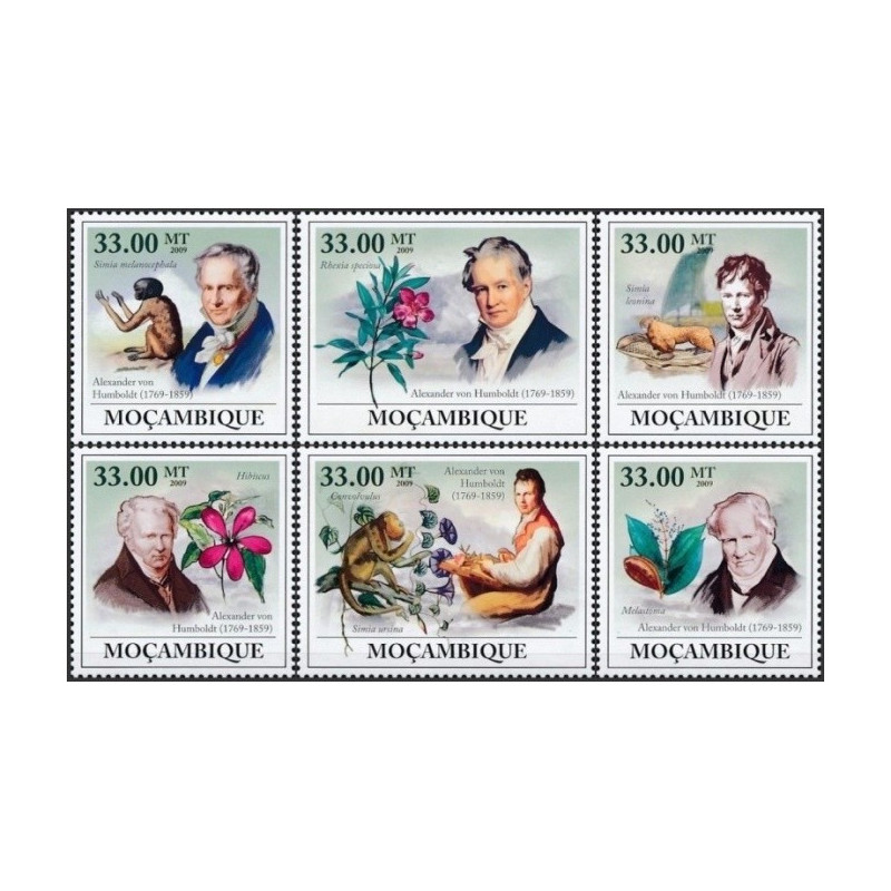 Mozambikas 2009. Aleksanderis fon Humboltas (vokiečių gamtininkas)