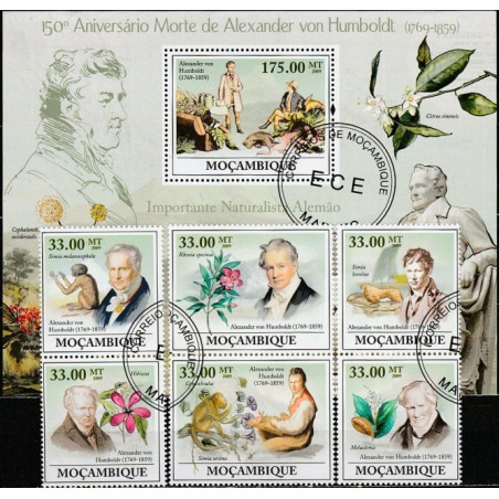 Mozambique 2009. Alexander von Humboldt (Prussian geographer and naturalist)