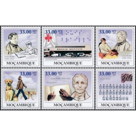 Mozambikas 2009. Lui Brailis (aklųjų rašto išradėjas)