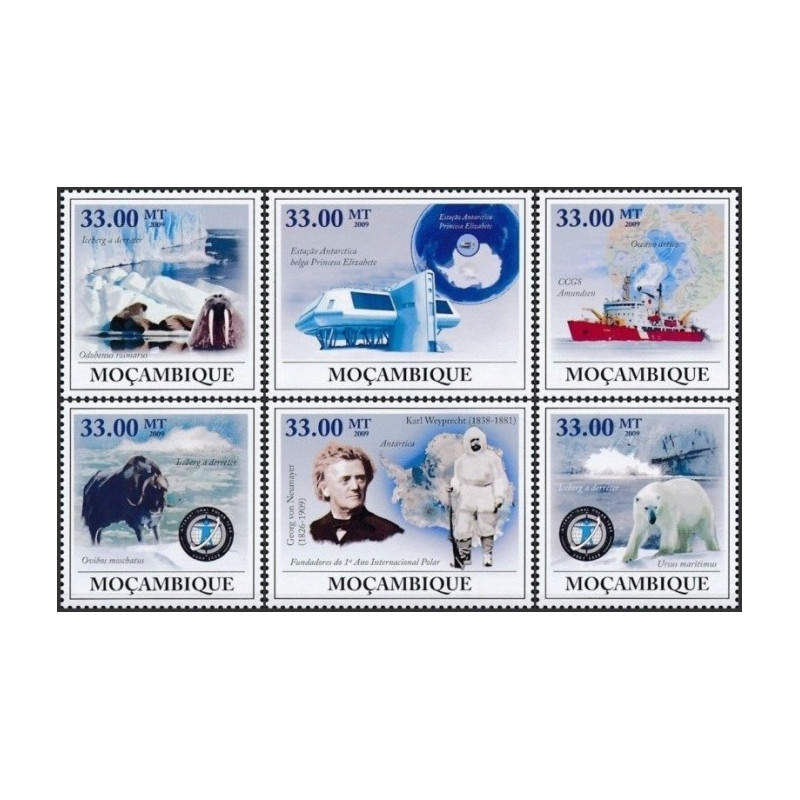 Mozambiko pašto ženklai (2009). Poliariniai tyrinėjimai