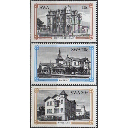 Namibijos pašto ženklai (1984). Architektūra