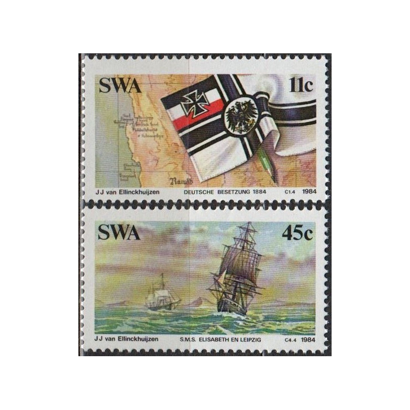Namibijos pašto ženklai (1984). Vokiečių adminsitracija