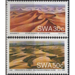 Namibia stamps (1989) for sale. Sand dunes