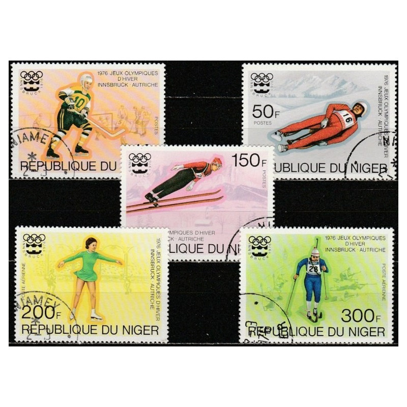 Niger stamps (1976) for sale. Winter Olympic Games Innsbruck