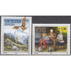 Jugoslavijos pašto ženklai (1995). Taika ir laisvė