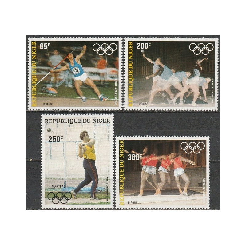 Niger stamps (1983) for sale. Summer Olympic Games Los Angeles