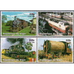 Niger stamps (1998) for sale. Locomotives (South America)