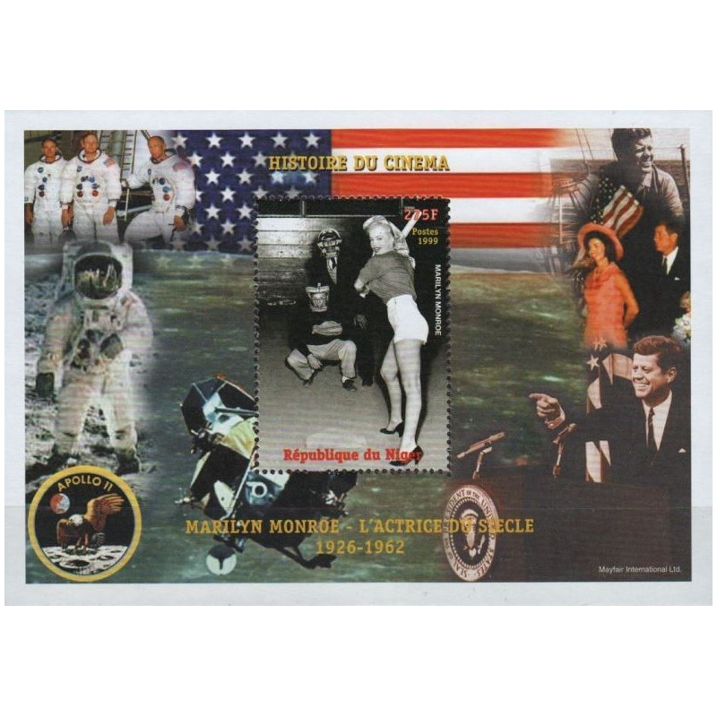 Niger stamps (1999) for sale. Marilyn Monroe