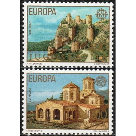 Jugoslavijos pašto ženklai (1978). Architektūros paminklai