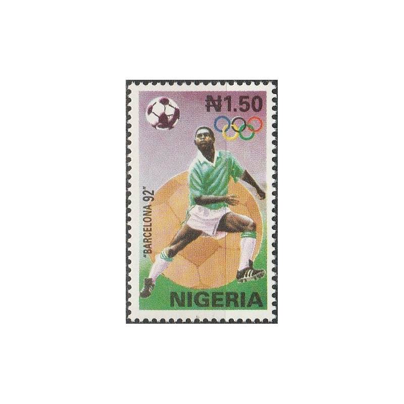 Nigerijos pašto ženklai (1992). Barselonos vasaros olimpinės žaidynės