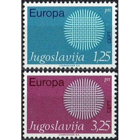 Jugoslavijos pašto ženklai (1970) - Fantastiškos Europa ženklų kainos‎