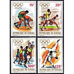 Senegalo pašto ženklai (1972). Miuncheno vasaros olimpinės žaidynės