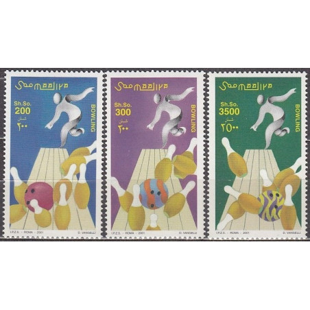 Somalio pašto ženklai (2001). Boulingas