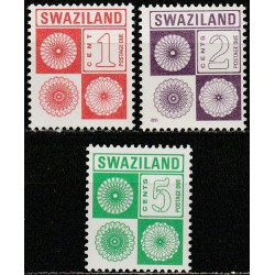 Svazilendo pašto ženklai (1978). Mokestiniai ženklai
