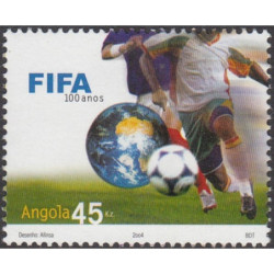 Angolos pašto ženklai (2004). Futbolas (100 metų FIFA)