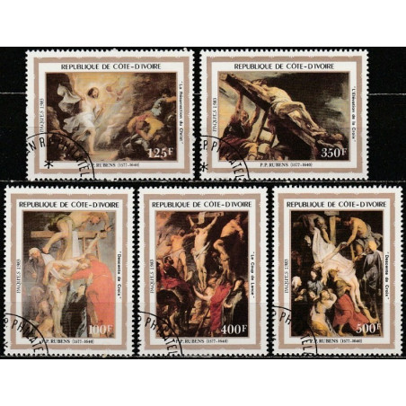 Ivory Coast stamps (1983) for sale. Rubens paintings