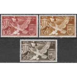 Spanish Guinea stamps (1958) for sale. Aid for Valencia, birds, arms
