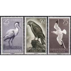Ispanijos Sacharos pašto ženklai (1959). Paukščiai