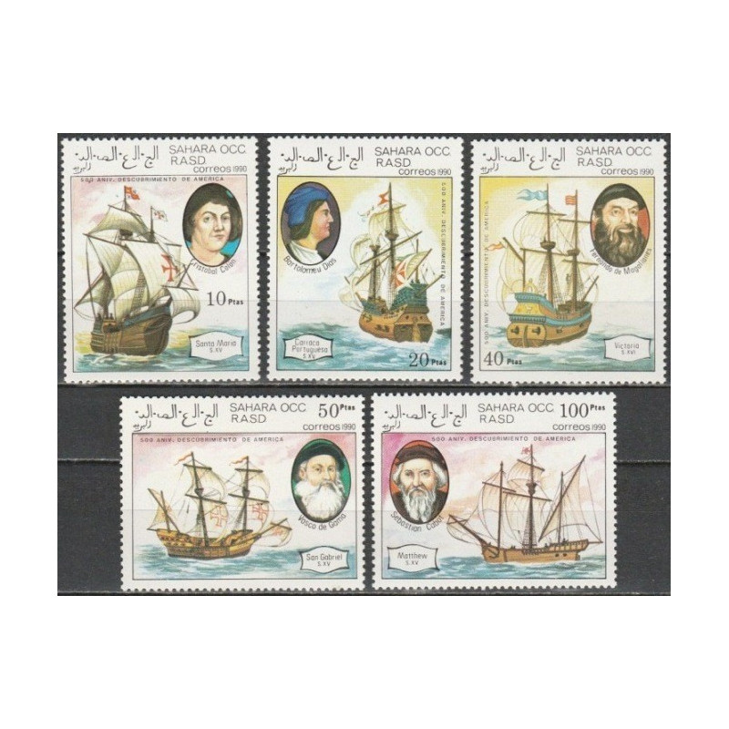 Spanish Sahara stamps (1990) for sale. Explorers
