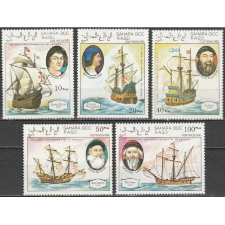 Spanish Sahara stamps (1990) for sale. Explorers