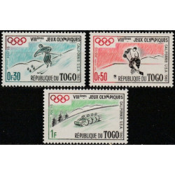 Togo pašto ženklai (1960). Skvo Valio žiemos olimpinės žaidynės