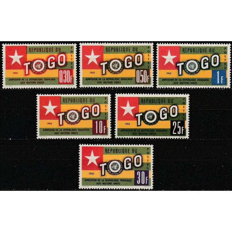 Togo pašto ženklai (1961). Nacionalinė vėliava