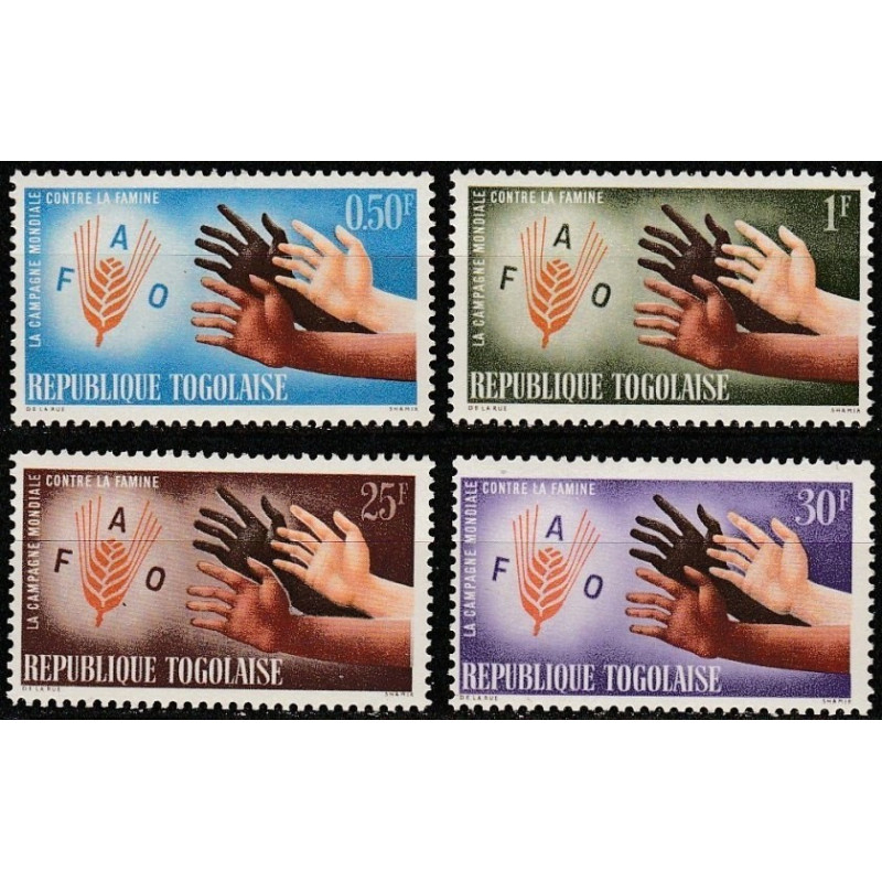 Togo pašto ženklai (1963). Kampanija prieš badą