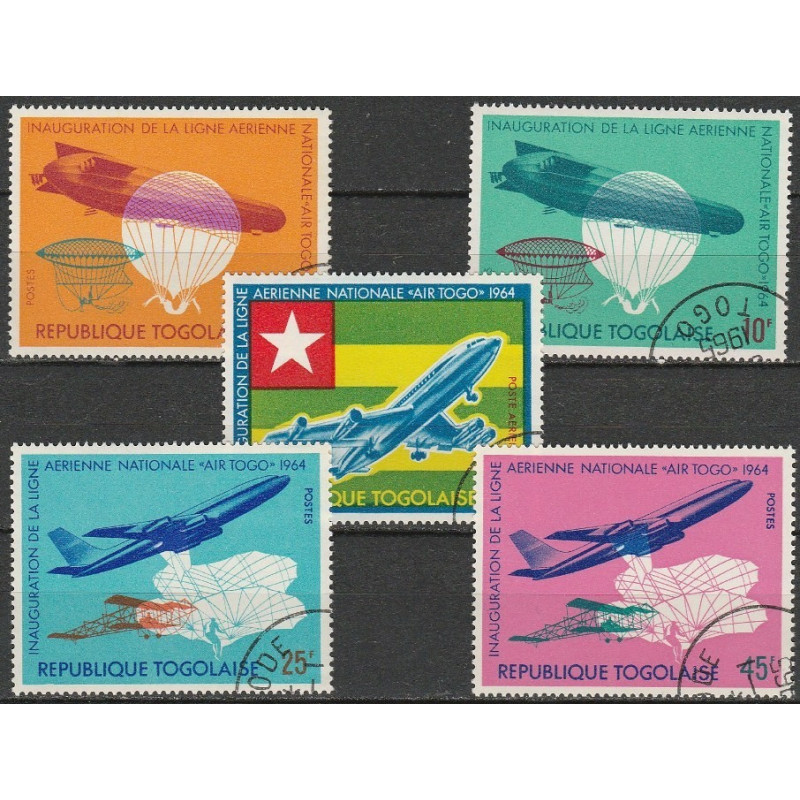 Togo pašto ženklai (1964). Aviacijos istorija