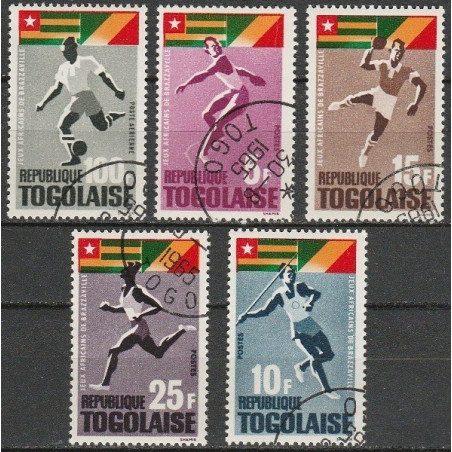 Togo pašto ženklai (1965). Sporto varžybos Brazavilyje