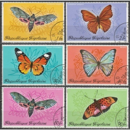 Togo stamps (1970) for sale. Butterflies