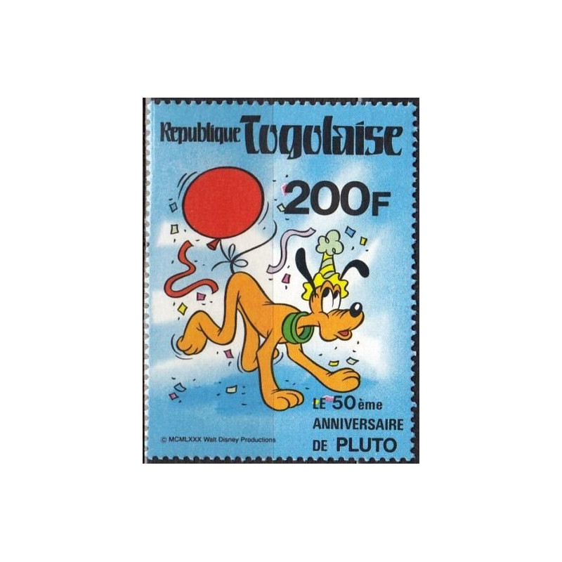 Togo stamps (1980) for sale. 50 years Pluto