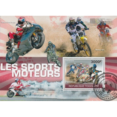 Togo stamps (2010) for sale. Motorsports