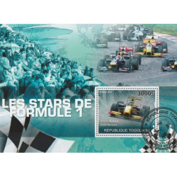 Togo stamps (2010) for sale. Formule 1