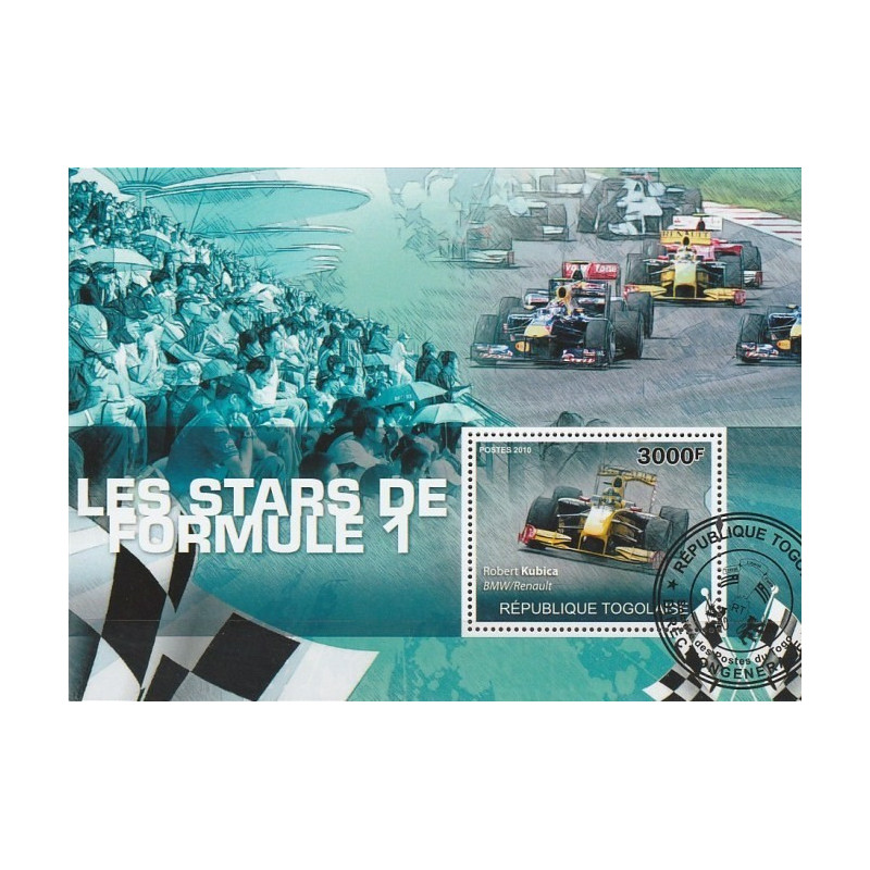 Togo pašto ženklai (2010). Autosportas (Formulė 1)