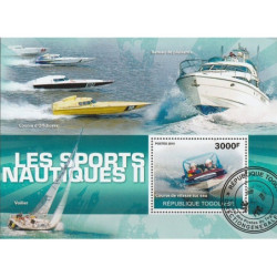 Togo stamps (2010) for sale. Water sports