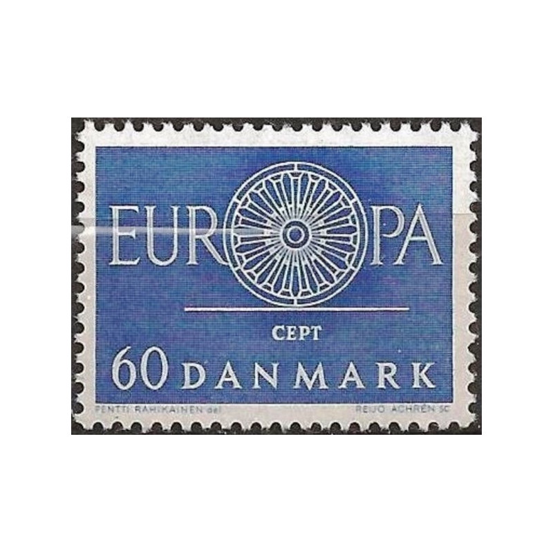 Danijos pašto ženklai (1960) - Fantastiškos Europa ženklų kainos