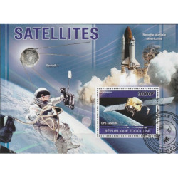 Togo stamps (2010) for sale. Artificial satellites